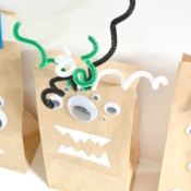 Paper Bag Monsters {Crafting w/ kids}