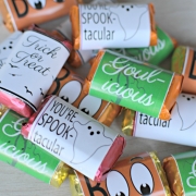 mini candybar wrappers - Halloween
