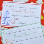 Children's Christmas Thank You Cards