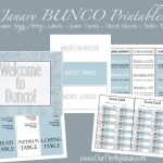 Winter Themed Bunco Printables