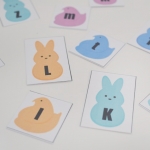 ABC Peeps Matching Printable for Toddlers