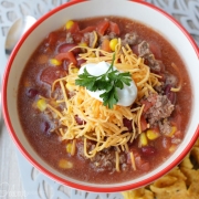 10 Minute Taco Soup - And Freeze the leftovers!!!!