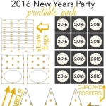 2016 New Years Party Printable Pack