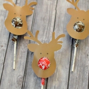 Reindeer Suckers Free Printable - Kids Gift