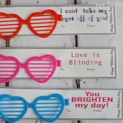 Sunglasses Valentine Printable Card