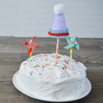 Party Hat Cake Topper - Tutorial