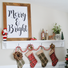 Merry & Bright Christmas Print - Free Download