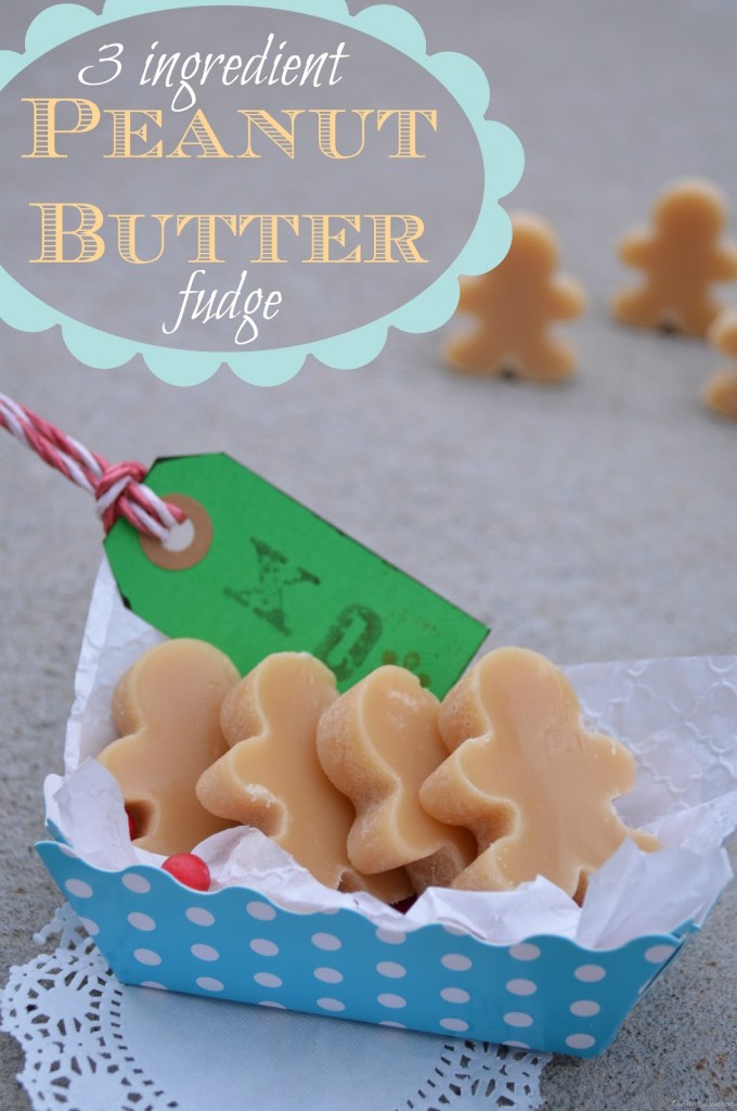 This peanut butter fudge only requires 3 ingredients!! So easy and yummy