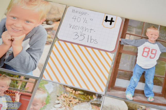 Project Life The Birthday Boy - Our Thrifty Ideas