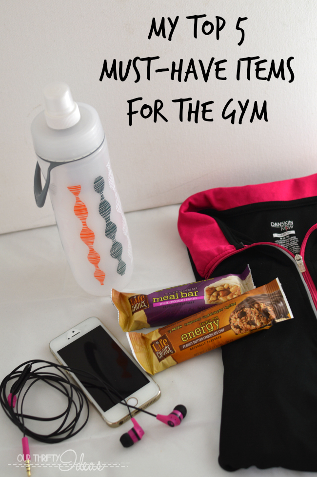 Top 5 must have items for the gym Our Thrifty Ideas