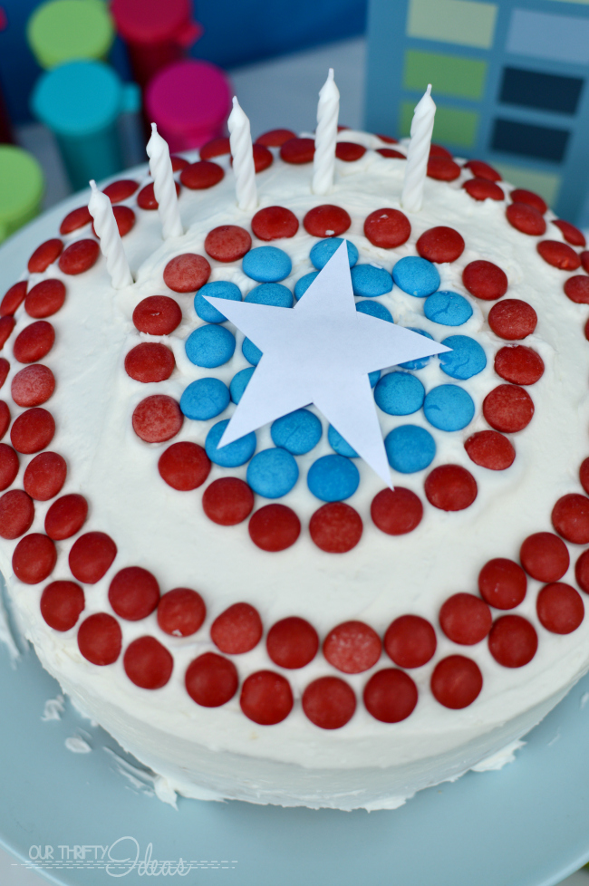 Superheros birthday party Captain America Our Thrifty