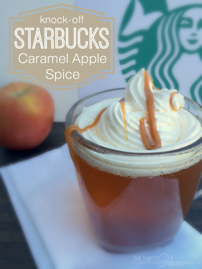 Caramel Apple Spice Starbucks Knockoff Our Thrifty Ideas