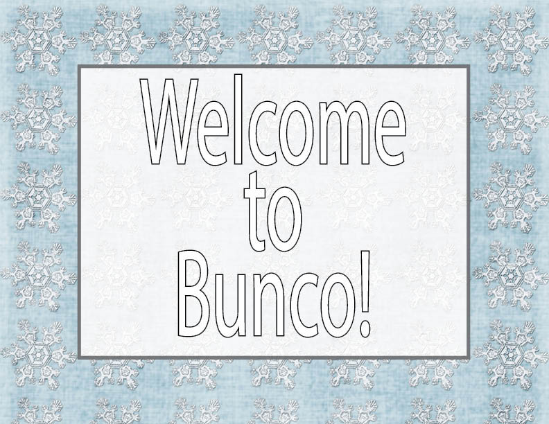 Winter Themed Bunco Printables - Our Thrifty Ideas