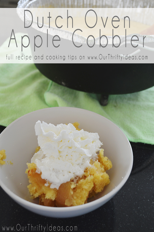 Dutch Oven Apple Cobbler Our Thrifty Ideas