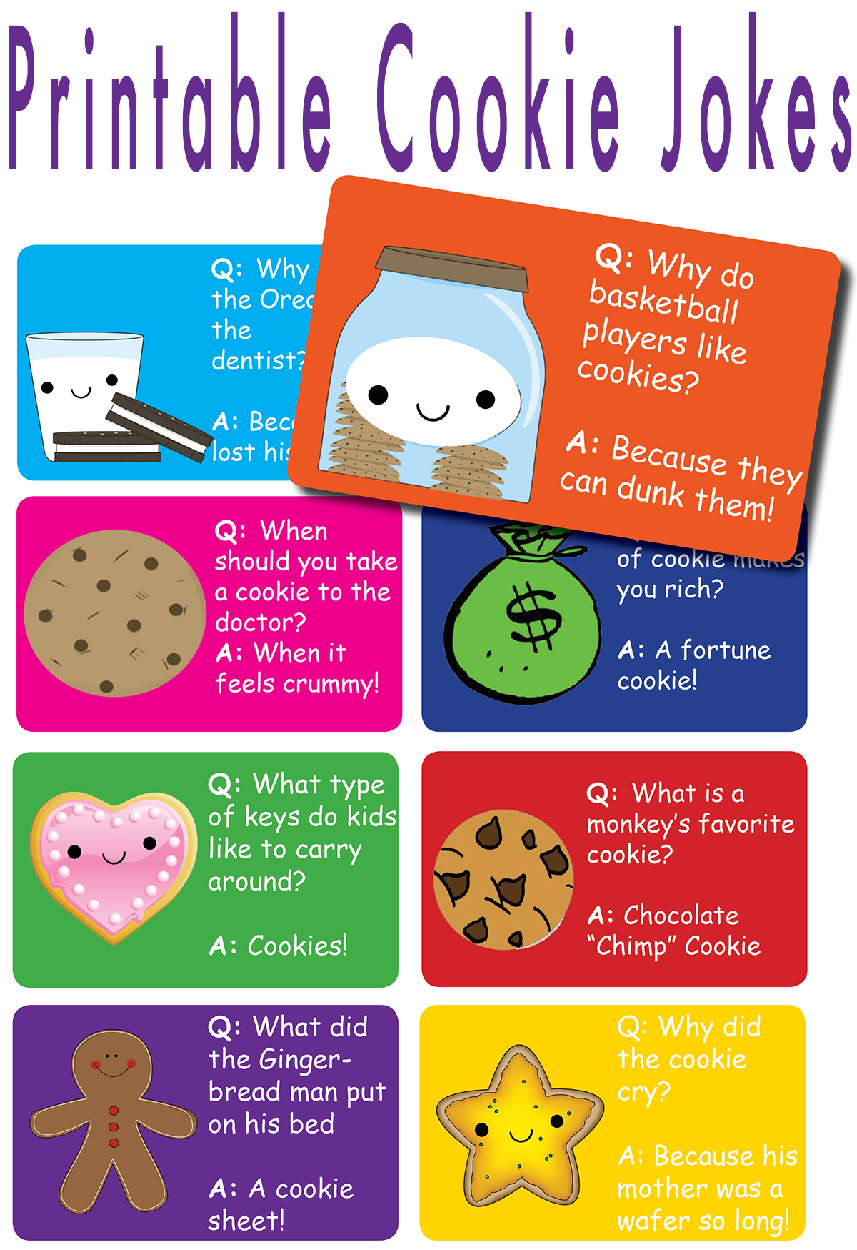 Lunchbox Cookie Jokes Our Thrifty Ideas