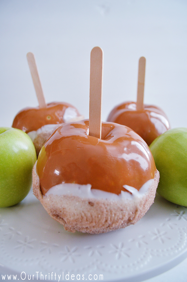10 Minute Easy Caramel Apples Our Thrifty Ideas