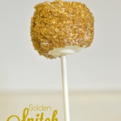 Golden Snitch Cake Pops