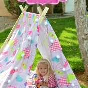 DIY Tent & a Slumber Party idea