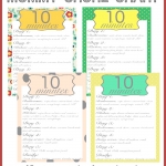 Mom's Chore Chart - A clean home in just 10 minutes a day