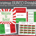 Christmas BUNCO Printable Kit