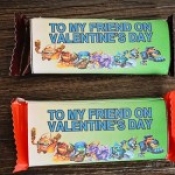 FREE Skylanders Valentine Printable - Candy Bar Wrapper