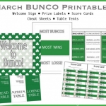 Shamrock BUNCO Printable Pack