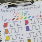 Color Scavenger Hunt - Free Printable