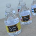 Back To School Water Bottle Labels & Healthy Lunch Idea